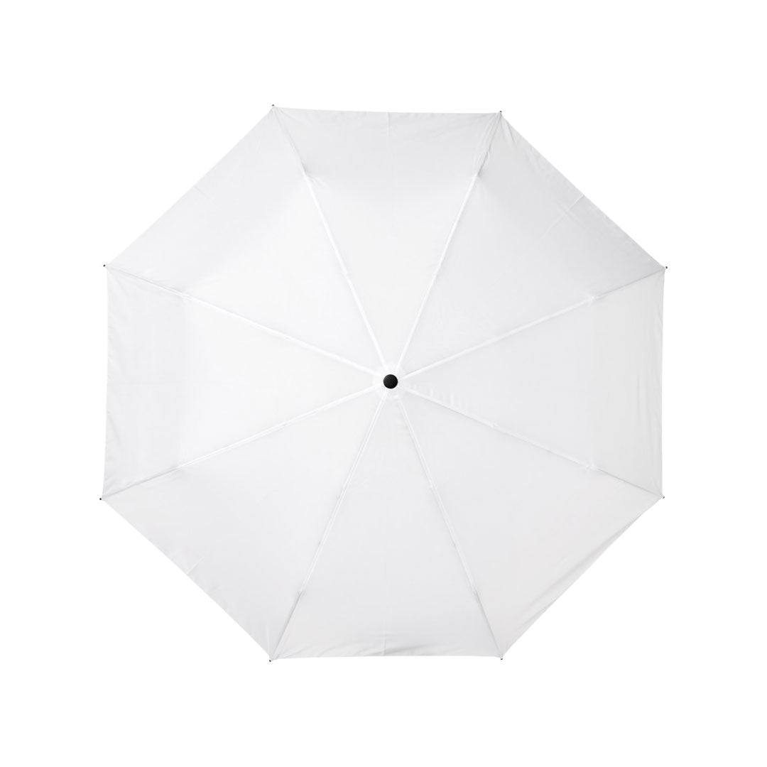 21" Auto Open-Close Foldable Compact Recycled PET Umbrella