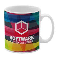Branded White Cambridge Mugs 330ml Promotional Drinkware