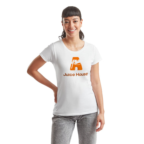 White Fruit of The Loom Ladies Original T-shirt
