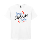 White Gildan Softstyle Ringspun T-shirt