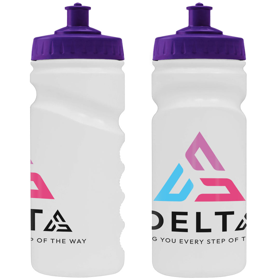 500ml Grip Sports Bottle - Push/Pull Lid