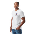 White Fruit of The Loom V-Neck Value Weight T-shirt