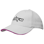 4210 Brushed Heavy Cotton Caps with Sandwich Trim