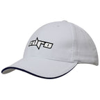4210 Brushed Heavy Cotton Caps with Sandwich Trim