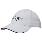 4210 Brushed Heavy Cotton Caps with Sandwich Trim