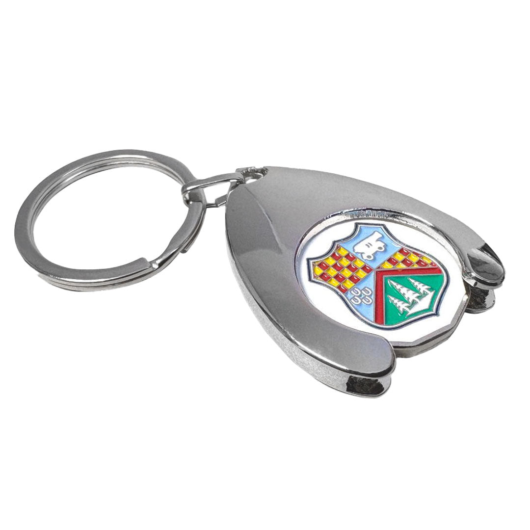 Wishbone Trolley Coin Keyring - 1 Side