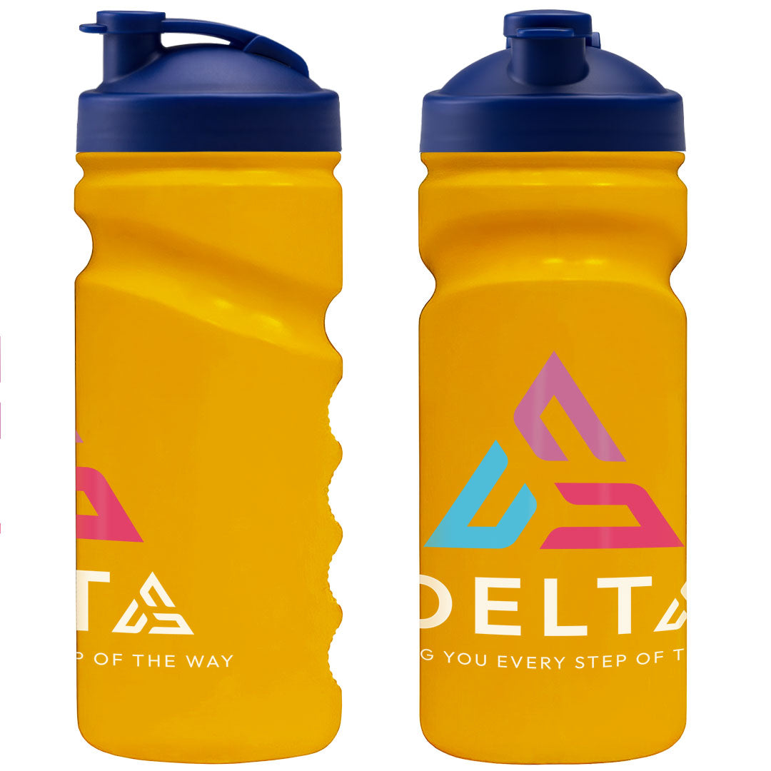 500ml Grip Sports Bottle - Flip Lid