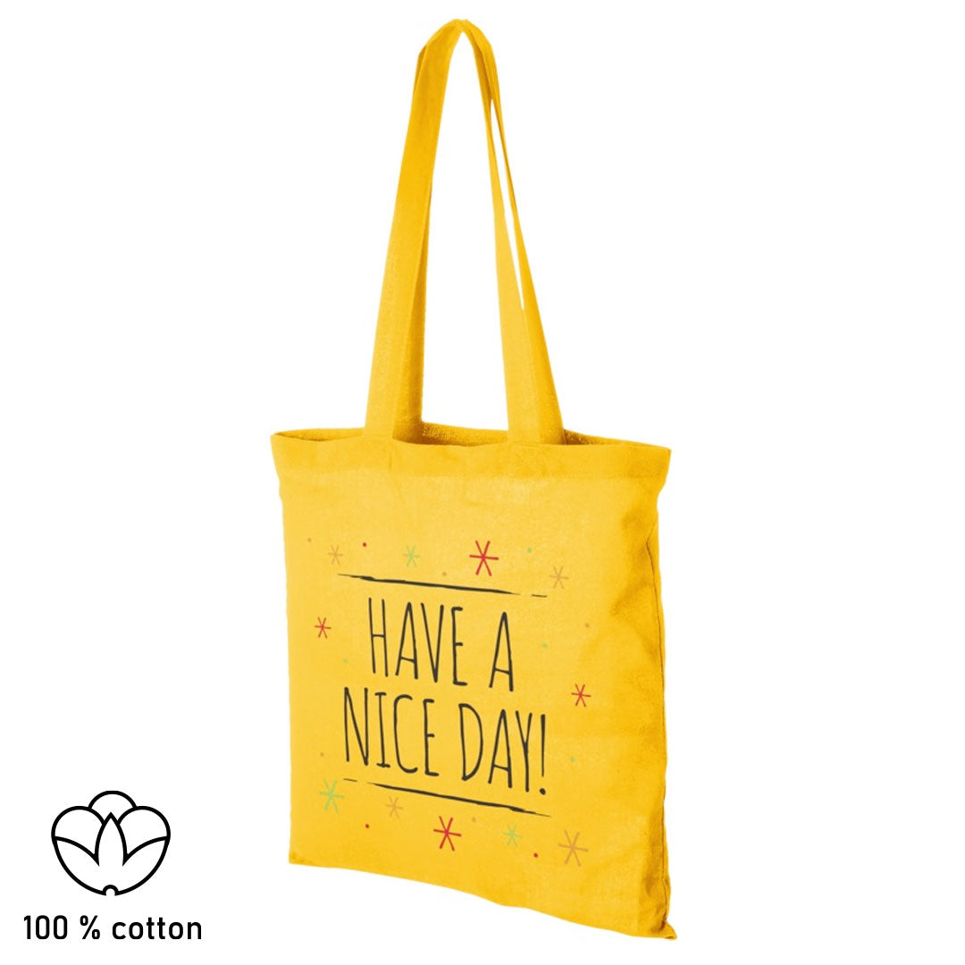 Coloured Cotton Tote Bags