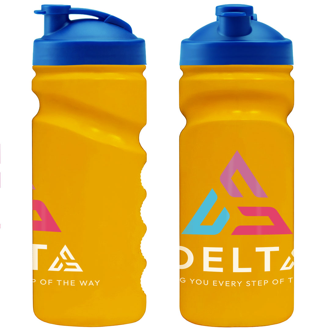 500ml Grip Sports Bottle - Flip Lid