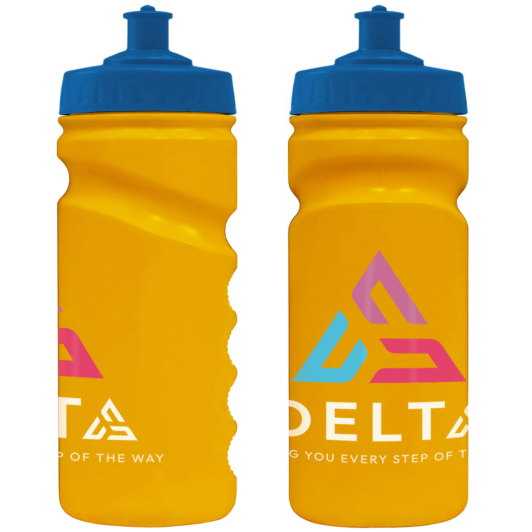 500ml Grip Sports Bottle - Push/Pull Lid