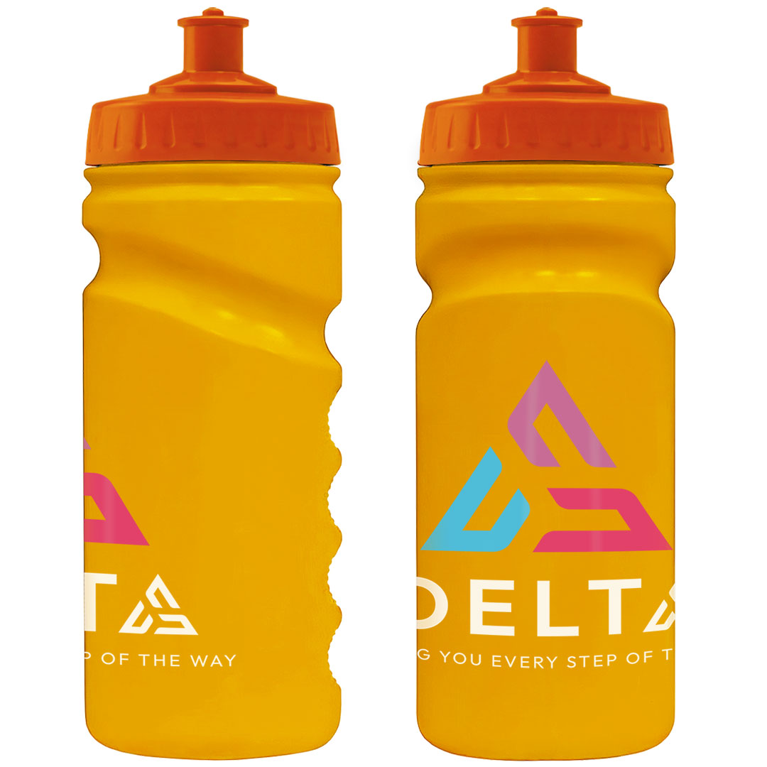500ml Grip Sports Bottle - Push/Pull Lid