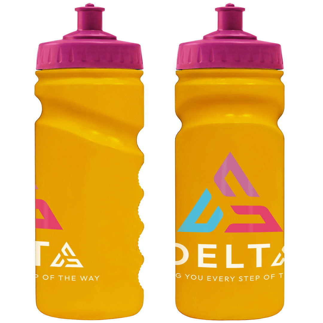 500ml Grip Sports Bottle - Push/Pull Lid