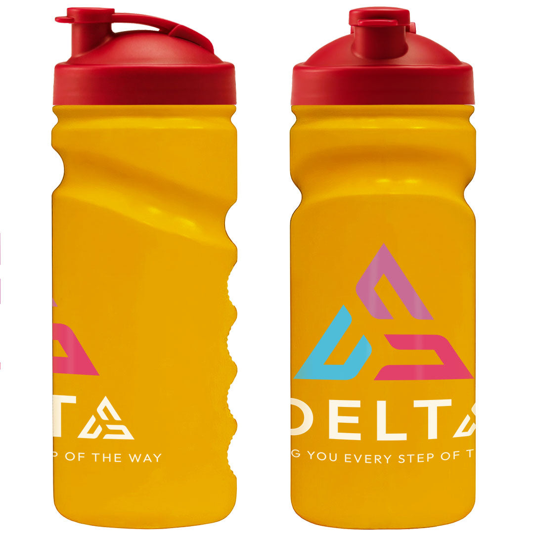 500ml Grip Sports Bottle - Flip Lid