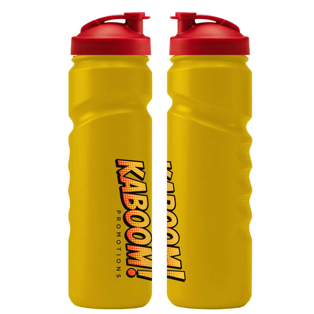750ml Grip Sports Bottle - Flip Lid