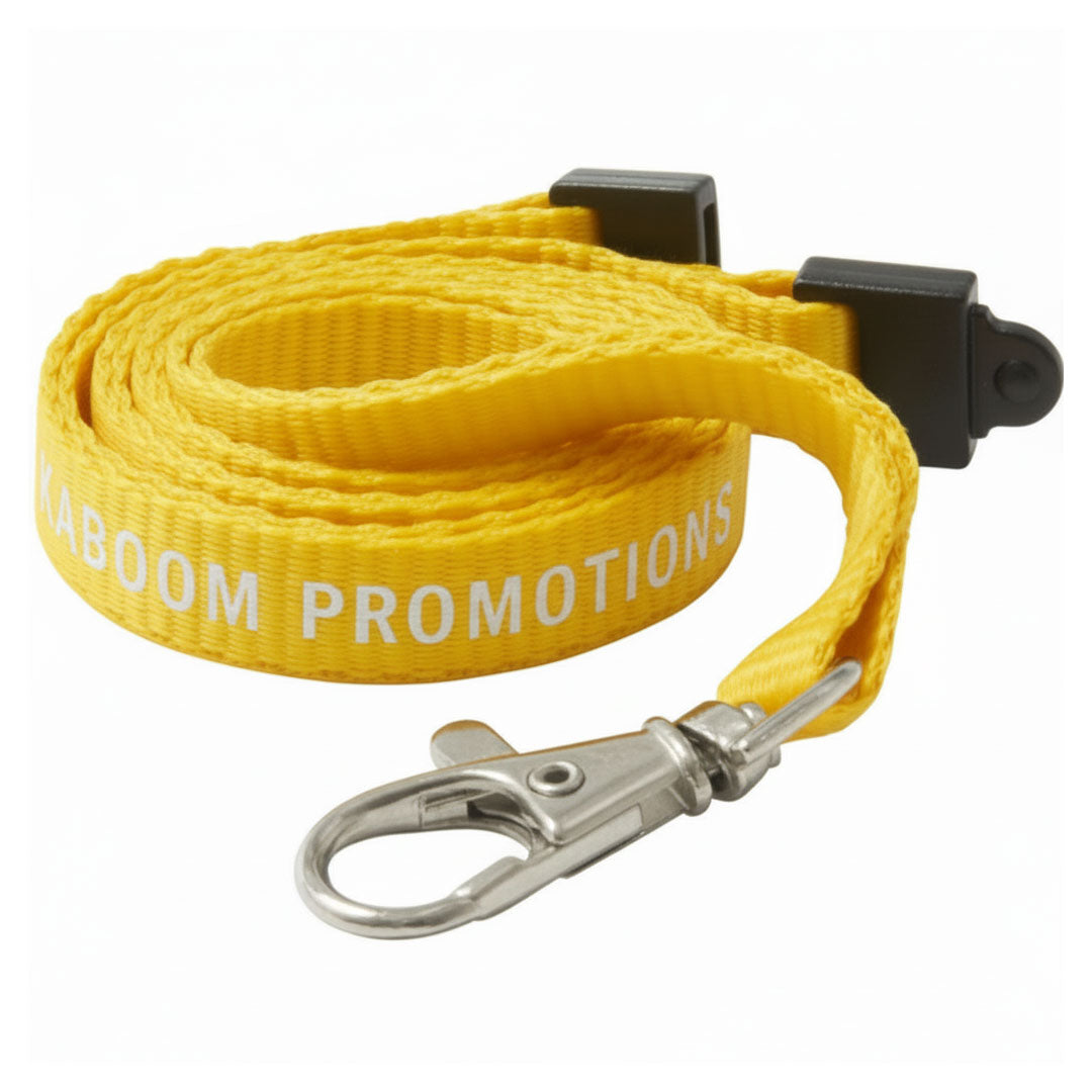 10mm Flat Polyester Lanyards