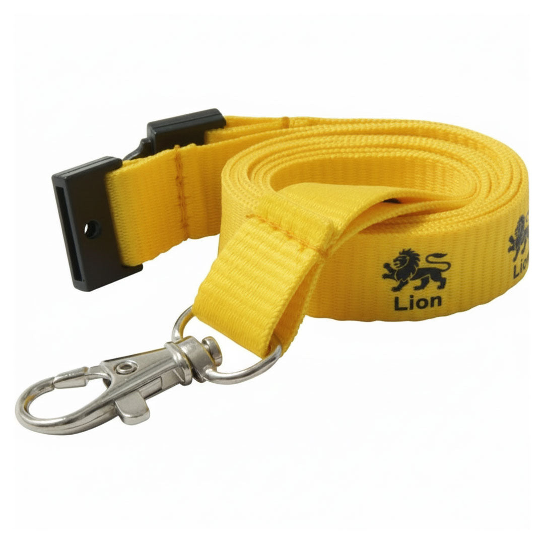 15mm Flat Polyester Lanyards